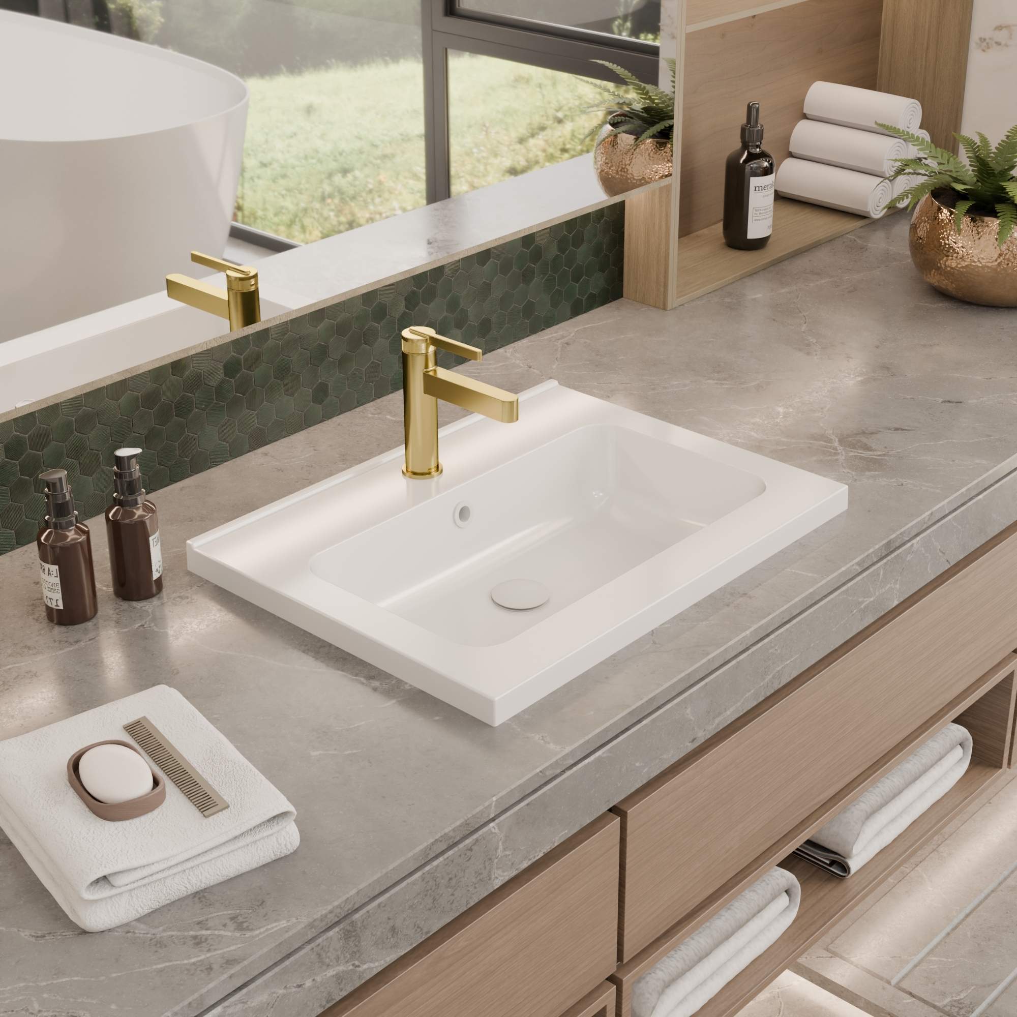 Zestaw retro łazienka 